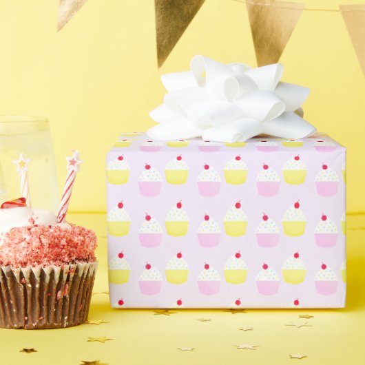 Cupcake Bakken Verjaardag Cadeaupapier (Verjaardagsfeest)
