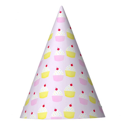 Cupcake Bakken Verjaardag Feesthoedjes (Voorkant)