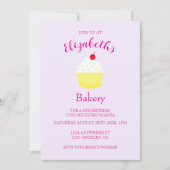 Cupcake Bakken Verjaardag Kaart (Voorkant)