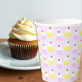 Cupcake Bakken Verjaardag Papieren Bekers