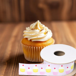 Cupcake Bakken Verjaardag Satijnen Lint