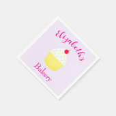 Cupcake Bakken Verjaardag Servet (Hoek)