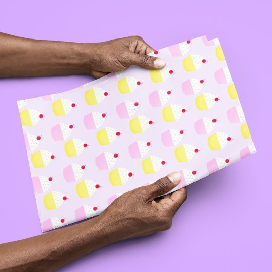 Cupcake Bakken Verjaardag Tissuepapier