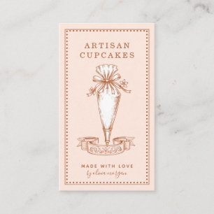 Cupcake Bakker Bakkerij Banketbakker Visitekaartje