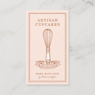 Cupcake Bakker Bakkerij Banketbakker Visitekaartje