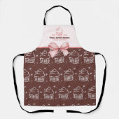 Cupcake Bakker Bakkerij Chef Catering Business Schort (Voorkant)