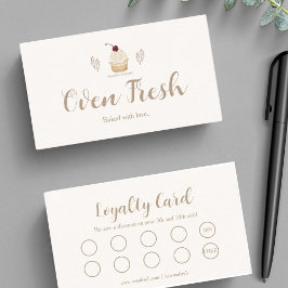 Cupcake Bakker Bakkerij Chef Catering Dawn Pink Klantenkaartje