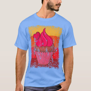 Cupcake bakkerbakkerij Vintage retro 12 T-shirt