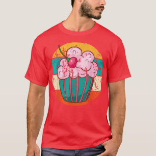 Cupcake bakkerbakkerij Vintage retro 133 T-shirt