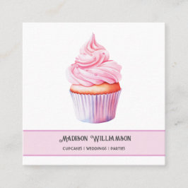 Cupcake Bakkerij | Bakker Chef Catering OR Code Vierkante Visitekaartje