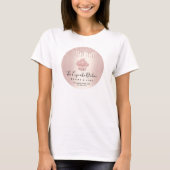 Cupcake bakkerij bakkerij Roos Gold Glitter Drives T-shirt (Voorkant)