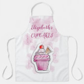 Cupcake bakkerij Bright Modern Schort (Voorkant)
