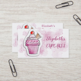 Cupcake bakkerij Bright Modern Visitekaartje