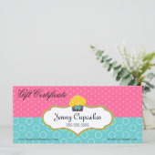 Cupcake bakkerij Cadeaubon (Staand voorkant)