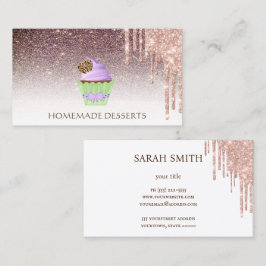 Cupcake bakkerij chef, schattig visitekaartje