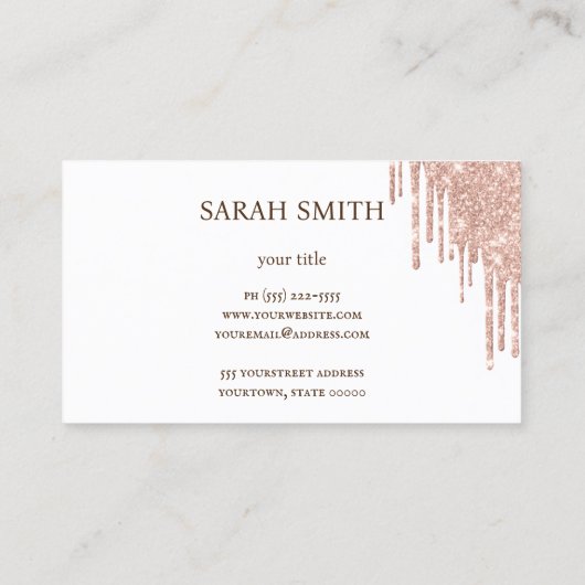 Cupcake bakkerij chef, schattig visitekaartje (Achterkant)