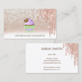 Cupcake bakkerij chef, schattig visitekaartje