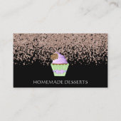 Cupcake bakkerij chef, schattig visitekaartje (Voorkant)