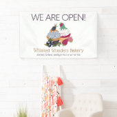 Cupcake Bakkerij Chef Spandoek (Insitu)