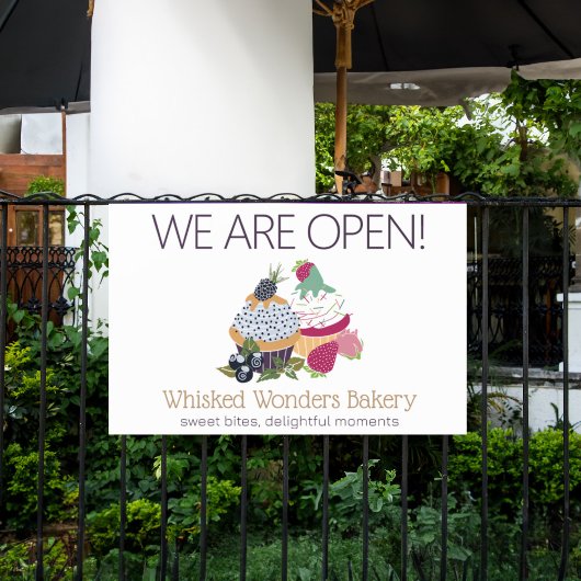 Cupcake Bakkerij Chef Spandoek