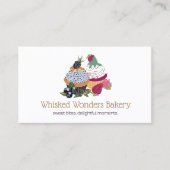 Cupcake Bakkerij Chef Visitekaartje (Voorkant)