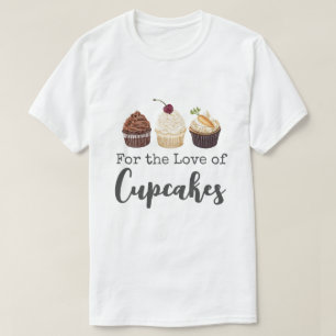 Cupcake Bakkerij Dessert Wit T-shirt