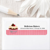 Cupcake bakkerij etiket (Insitu)