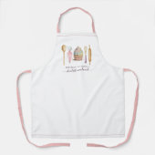 Cupcake Bakkerij Gebak Chef Bakker's Utensils Schort (Voorkant)