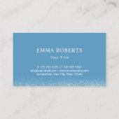 Cupcake Bakkerij gebak Chef Piping Bag Hart Logo Visitekaartje (Achterkant)