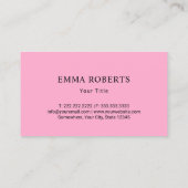 Cupcake Bakkerij Gebak Chef Schattige Piping Bag & Visitekaartje (Achterkant)