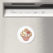 Cupcake Bakkerij Keukenmagneet Magneet (Insitu (Vaatwasser))