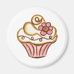 Cupcake Bakkerij Keukenmagneet Magneet