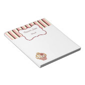 Cupcake Bakkerij Notitieblok (Schuin)