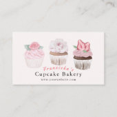 Cupcake Bakkerij Roze Bakkerij Visitekaartje (Voorkant)