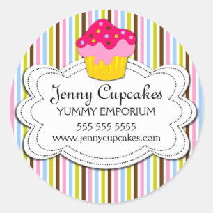 Cupcake Bakkerij Stickers
