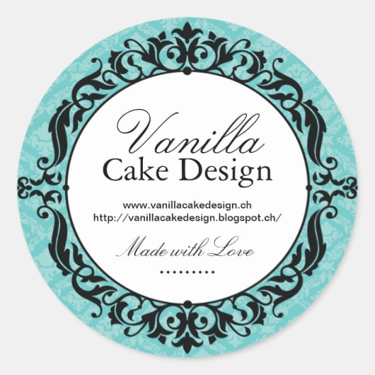 Cupcake Bakkerij Verpakking Stickers (Voorkant)