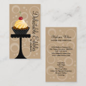 Cupcake bakkerij visitekaartje (Voorkant / Achterkant)