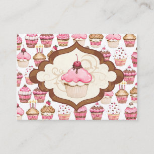 Cupcake Bakkerij Visitekaartje- SRF Visitekaartje