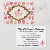 Cupcake Bakkerij Visitekaartje- SRF Visitekaartje (Voorkant / Achterkant)
