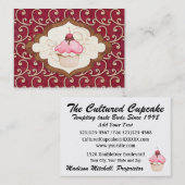 Cupcake Bakkerij Visitekaartje- SRF Visitekaartje (Voorkant / Achterkant)