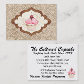 Cupcake Bakkerij Visitekaartje- SRF Visitekaartje (Voorkant / Achterkant)