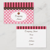 Cupcake Bakkerij Visitekaartjes (Voorkant / Achterkant)