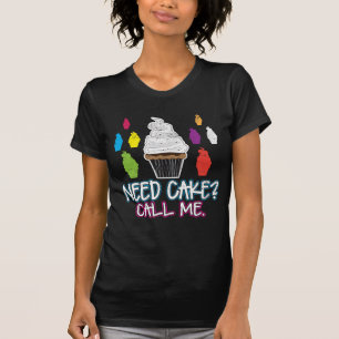 Cupcake bakkerijen voedselkaak nodig t-shirt