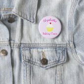 Cupcake Bakteam Verjaardag Ronde Button 5,7 Cm (In situ)