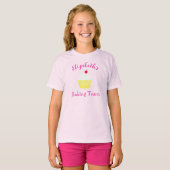 Cupcake Bakteam Verjaardag T-shirt (Voorkant volledig)