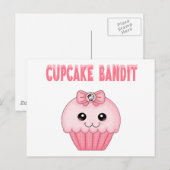 Cupcake Bandit Briefkaart (Voorkant / Achterkant)