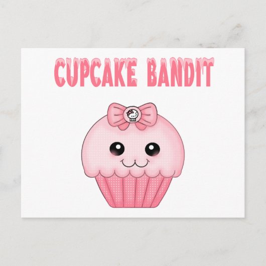 Cupcake Bandit Briefkaart (Voorkant)
