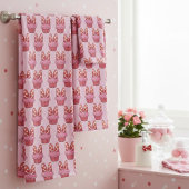 Cupcake Bath Towel Set Bad Handdoek