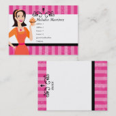 Cupcake Beauty Visitekaartje (Voorkant / Achterkant)