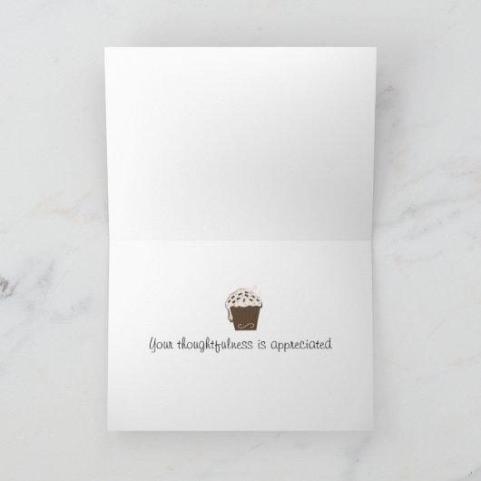 Cupcake Bedankt (Binnen)